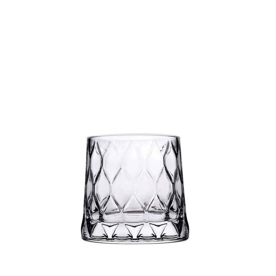 Pasabahce Leafy Σετ Ποτήρια Ουίσκι από Γυαλί 300ml 4τμχ