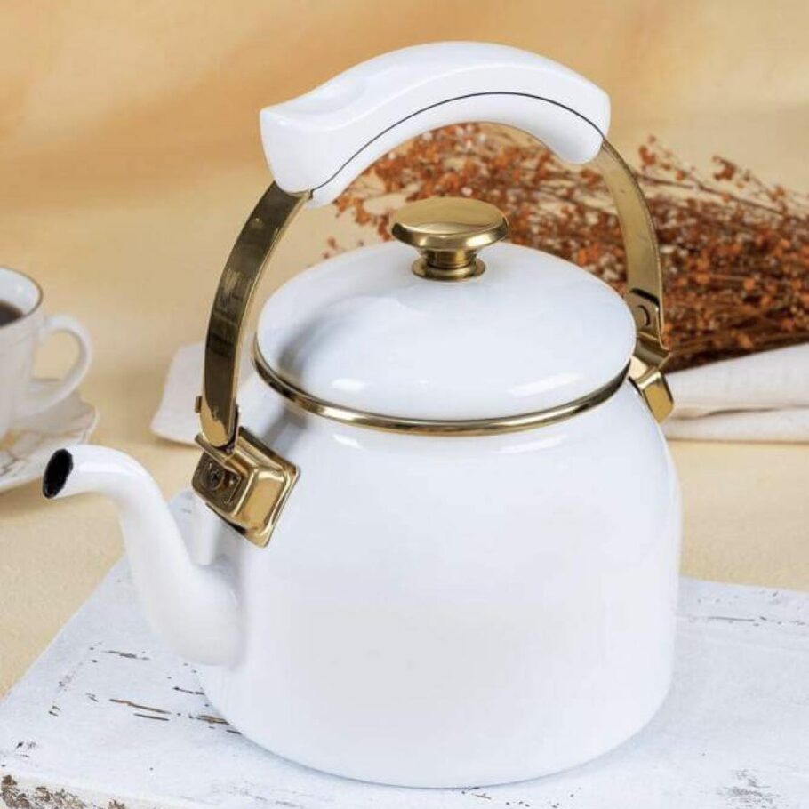 Qualita Fit Λευκή τσαγιέρα - 2250 ml