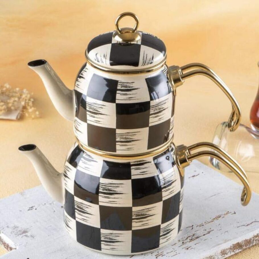 Σετ τσαγιέρας Qualita King Mini Λευκή